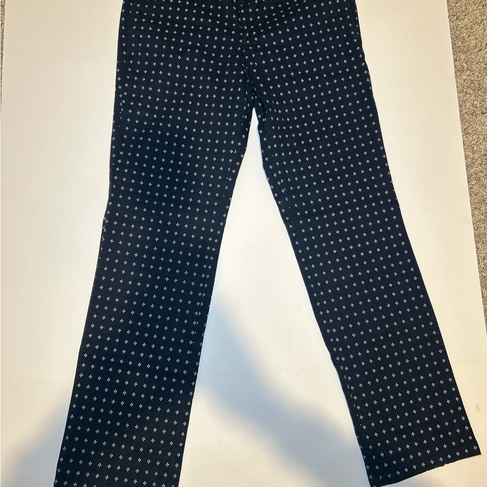 Bonobos Navy Geometric Patterned Straight Men Jea… - image 1